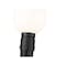 Z-Lite Laurent Outdoor Post Mounted Fixture, 1-Light, 10 In.W x 105.5 In.H, Black/Opal 597PHM-519P-BK - alternate 4